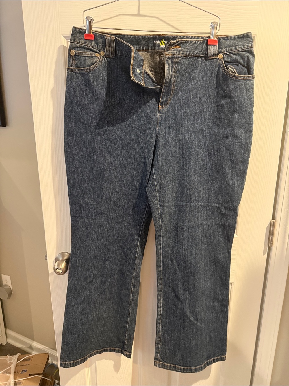 Style & Co. Dark Blue Boot Cut Women's Jeans